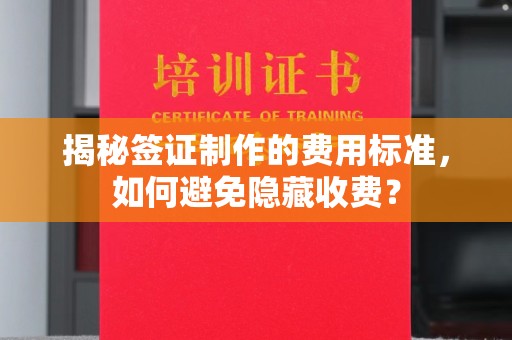 新丰揭秘签证制作的费用标准，如何避免隐藏收费？