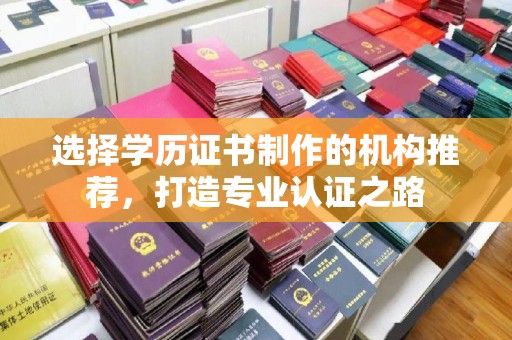 新丰选择学历证书制作的机构推荐，打造专业认证之路