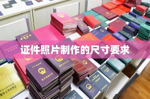 新丰证件照片制作的尺寸要求