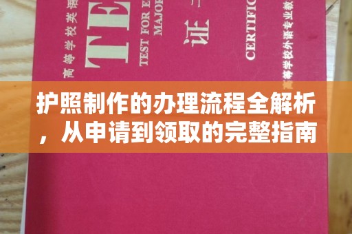 新丰护照制作的办理流程全解析，从申请到领取的完整指南