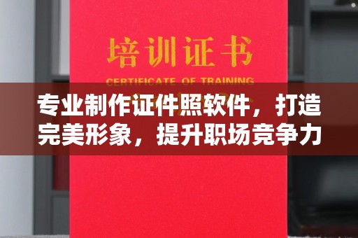 新丰专业制作证件照软件，打造完美形象，提升职场竞争力